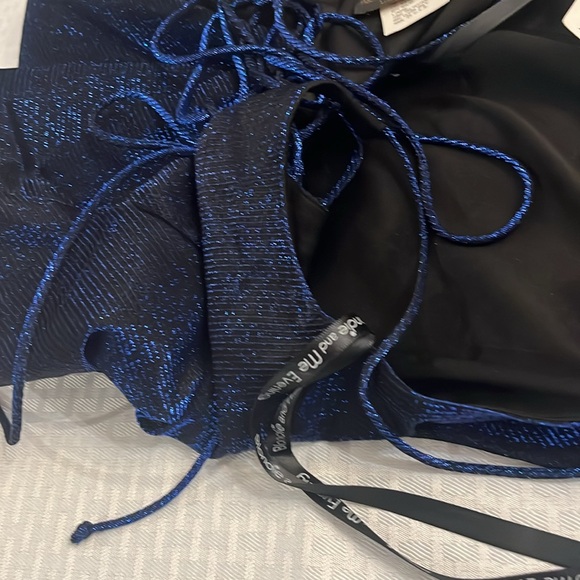 Blondie and Me Evening Royal Blue ￼ 
iridescent Gown. Spaghetti straps 11-12 - Picture 15 of 16